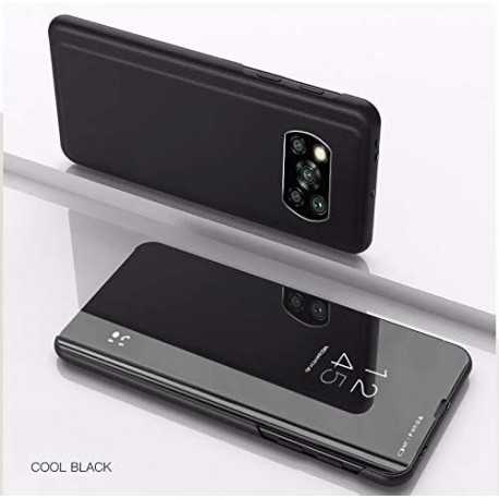 Xiaomi Poco X3 NFC Smart Flipfodral Clear View Standing V2 Rocket-Xiaomi Poco X3 NFC-Shockproof.se