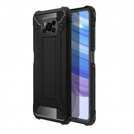 Xiaomi Poco X3 NFC St&ouml;tt&aring;ligt Skal SlimArmor - Svart-Xiaomi Poco X3 NFC-Shockproof.se