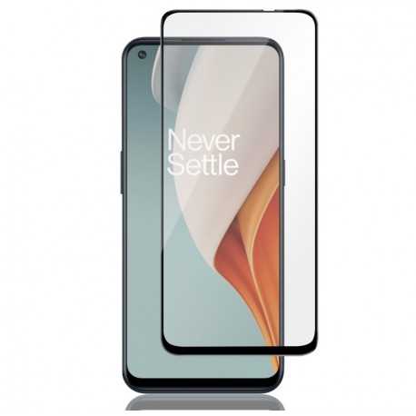 2-PACK OnePlus Nord N100 H&auml;rdat Glas 0.26mm 2.5D 9H Fullframe-OnePlus Nord N100-Shockproof.se