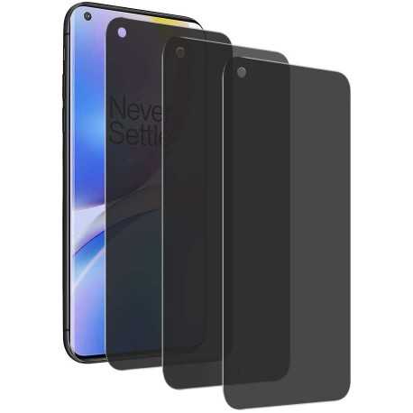 OnePlus 8T Privacy H&auml;rdat glas 0.26mm 2.5D 9H-OnePlus 8T-Shockproof.se