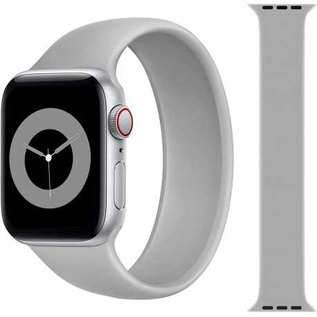 Elastisk Sportarmband Apple Watch 38/40mm (M) - Gr&aring;-Smartwatch-tillbeh&ouml;r-Shockproof.se