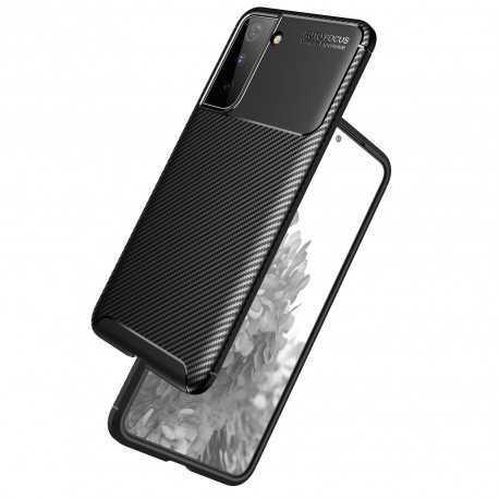 Samsung S21 Plus St&ouml;tt&aring;ligt Slimmat Skal FullCarbon V4-Samsung S21 Plus-Shockproof.se