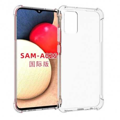 Samsung A02s St&ouml;tt&aring;ligt Skal med F&ouml;rst&auml;rkta H&ouml;rn-Samsung A02s -Shockproof.se
