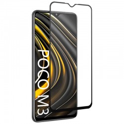 2-PACK Xiaomi Poco M3 FullFrame® 0.26mm 2.5D 9H Härdat Glas