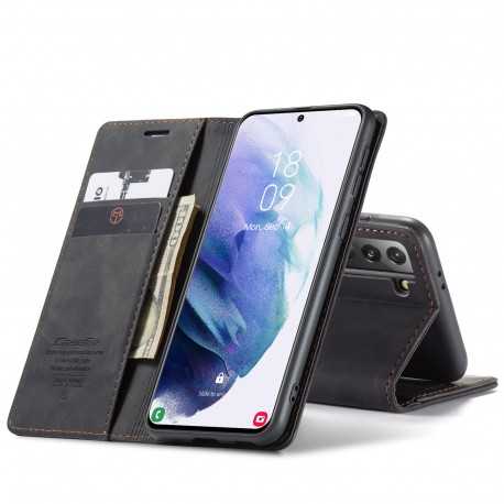 Samsung S21 Plus Exklusivt Elegant Flipfodral CaseMe 3-FACK-Samsung S21 Plus-Shockproof.se