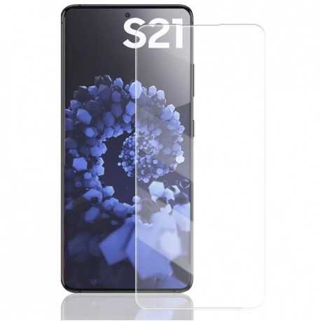 Samsung S21 H&auml;rdat glas 0.26mm 2.5D 9H-Samsung S21-Shockproof.se
