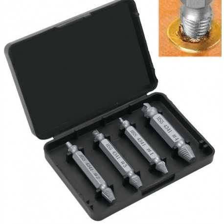 4-Pack Skruvutdragare f&ouml;r S&ouml;nderskruvade Skruvar-Tr&auml;ning, Hem & Fritid-Shockproof.se