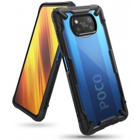 Xiaomi Poco X3 NFC St&ouml;tt&aring;ligt Skal Ringke Fusion X-Xiaomi Poco X3 NFC-Shockproof.se