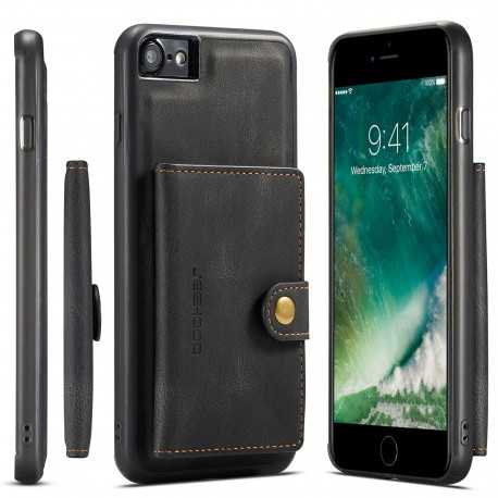 iPhone SE (2020 & 2022) St&ouml;tt&aring;ligt Skal med Magnetisk Korth&aring;llare JeeHood-iPhone SE (2020)-Shockproof.se