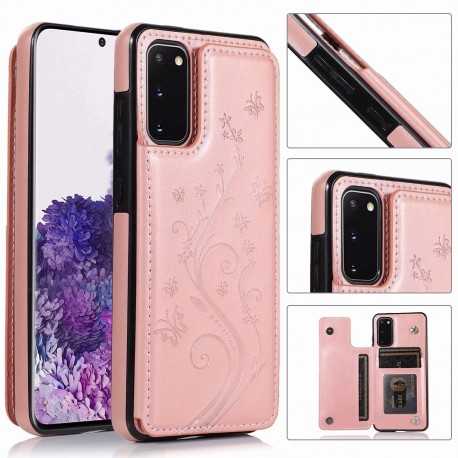 Samsung S20 St&ouml;tt&aring;ligt Skal Korth&aring;llare 3-FACK Flippr V2-Samsung S20-Shockproof.se