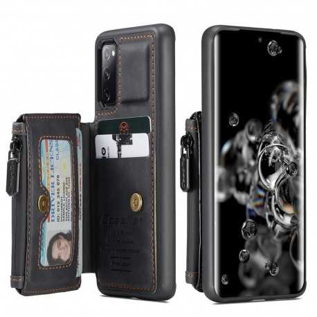 Samsung S20 FE Skal Korth&aring;llare & Dragkedja 4-FACK CaseMe Flippr-Samsung S20 FE (2020 & 2022)-Shockproof.se