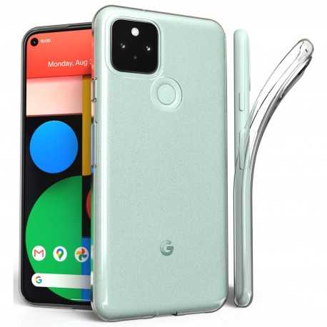 Google Pixel 5 St&ouml;td&auml;mpande Mjukt Skal Simple-Google Pixel 5-Shockproof.se