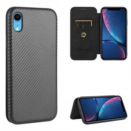 iPhone XR Flipfodral Kortfack CarbonDreams-iPhone XR-Shockproof.se