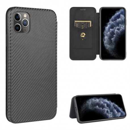 iPhone 11 Pro Max Flipfodral Kortfack CarbonDreams-iPhone 11 Pro Max-Shockproof.se