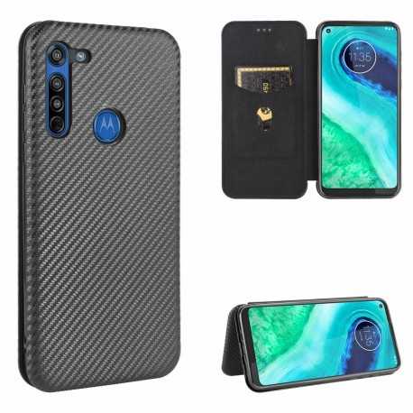 Motorola Moto G8 Power Flipfodral Kortfack CarbonDreams-Motorola Moto G8 Power-Shockproof.se
