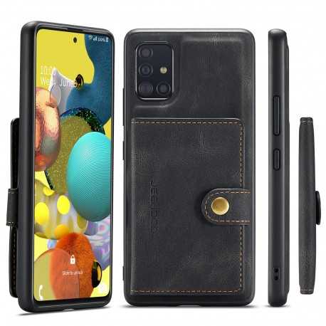 Samsung A51 5G St&ouml;tt&aring;ligt Skal med Magnetisk Korth&aring;llare JeeHood-Samsung A51-Shockproof.se