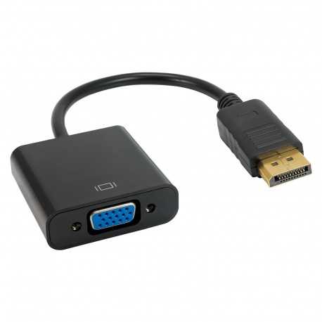Signalkonverterare DisplayPort (m) / VGA (f) Adapter-Kablar & Adaptrar-Shockproof.se