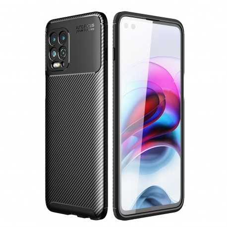 Motorola Moto G100 St&ouml;tt&aring;ligt Skal FullCarbon V4-Motorola Moto G100-Shockproof.se