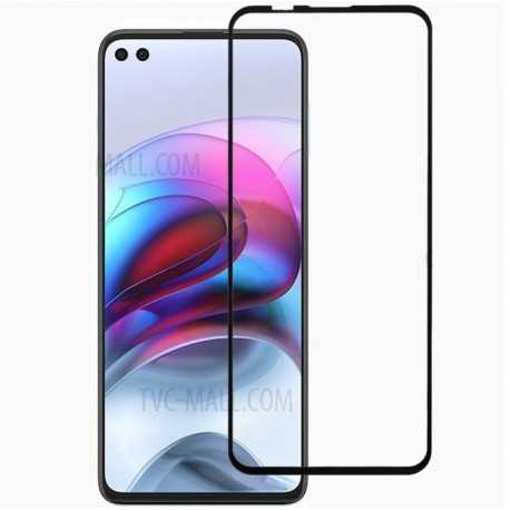 2-PACK Motorola Moto G100 H&auml;rdat Glas 0.26mm 2.5D 9H Fullframe-Motorola Moto G100-Shockproof.se