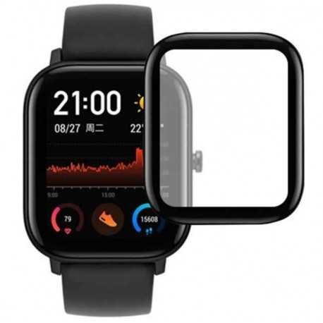 2-PACK Amazfit GTS 2 Mini FullFrame 3D H&auml;rdat glas 0.26mm 9H-Amazfit GTS 2 Mini-Shockproof.se