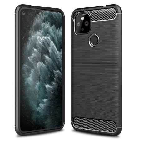 Google Pixel 4a 5G St&ouml;tt&aring;ligt Skal SlimCarbon-Google Pixel 4a 5G-Shockproof.se