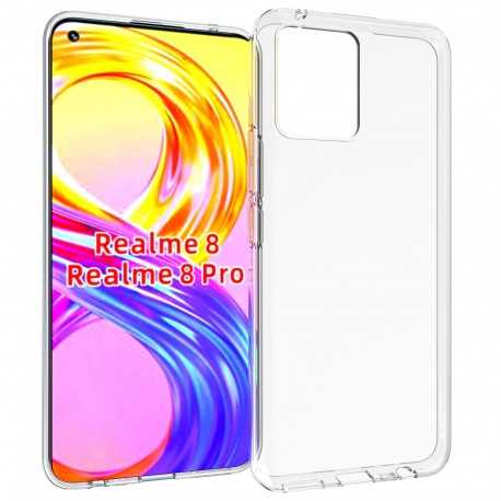 Realme 8 / 8 Pro St&ouml;td&auml;mpande Mjukt Skal Simple-Realme 8 / 8 Pro-Shockproof.se