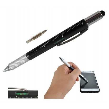 2-PACK 6in1 Kulspets Peksk&auml;rm Stylus Linjal Vattenpass Phillips skruvmejsel-&Ouml;vrigt-Shockproof.se
