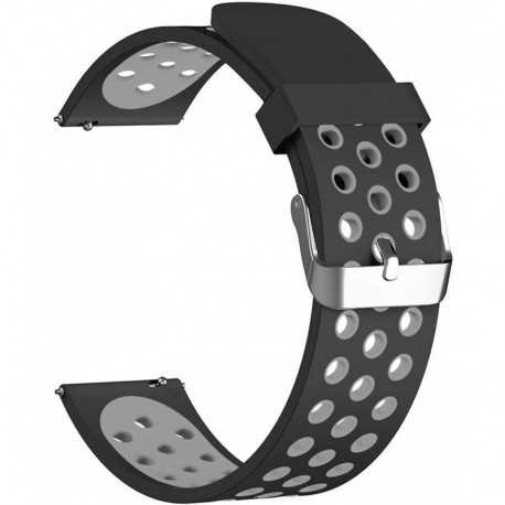 Xiaomi Mi Watch Lite Stilren Sportarmband Runnr Svart / Gr&aring;-Xiaomi  Mi Watch Lite-Shockproof.se