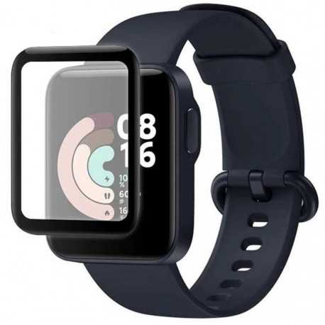 Xiaomi Mi Watch Lite FullFrame 3D H&auml;rdat glas 0.26mm 9H-Xiaomi  Mi Watch Lite-Shockproof.se