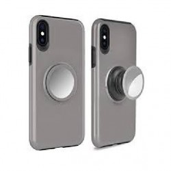 iPhone XR Stöttåligt Skal med Spegel 2in1