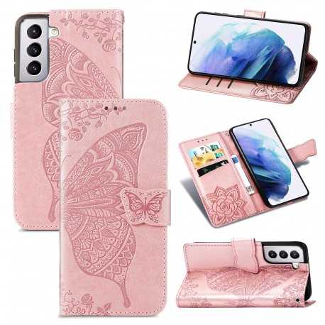 Samsung S21 Plus Pl&aring;nboksfodral PU-L&auml;der 4-FACK Motiv Fj&auml;ril-Samsung S21 Plus-Shockproof.se