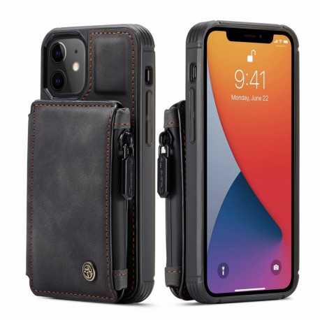 iPhone 13 Mini Skal Korth&aring;llare & Dragkedja 3-FACK CaseMe Flippr-iPhone 13 Mini-Shockproof.se