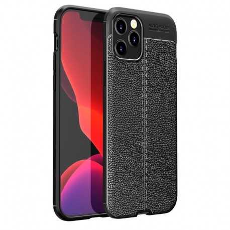 iPhone 13 Pro St&ouml;tt&aring;ligt & St&ouml;td&auml;mpande Skal LeatherBack-iPhone 13 Pro-Shockproof.se