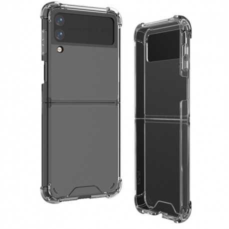 Samsung Z Flip 3 5G St&ouml;tt&aring;ligt Skal med F&ouml;rst&auml;rkta H&ouml;rn-Samsung Galaxy Z Flip 3 5G-Shockproof.se