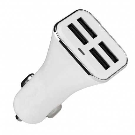 Effektiv Billaddare 4x USB 5V 6.8A CE Ceritifierad-Kablar & Adaptrar-Shockproof.se