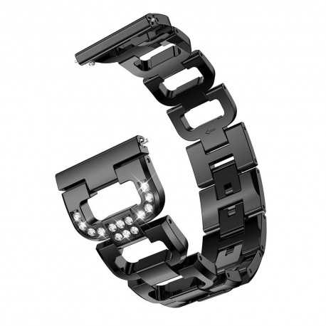 Elegant Samsung Galaxy Watch 4 (40, 42, 44, 46mm) Rhinstone Armband med Strass-Galaxy Watch 4 44mm-Shockproof.se