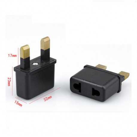 2-PACK Reseadapter EU till UK-Kablar & Adaptrar-Shockproof.se