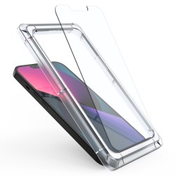 2-PACK iPhone 12 / 12 Pro Härdat glas 0.26mm 2.5D 9H Med Installations Ram