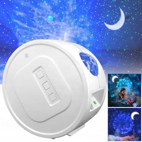Stj&auml;rnprojektor Rymdlampa i LED & Bluetooth H&ouml;gtalare V2-&Ouml;vrigt-Shockproof.se