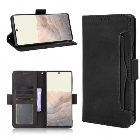 Google Pixel 6 Pro Pl&aring;nboksfodral PU-L&auml;der 6-FACK Winston V3-Google Pixel 6 Pro-Shockproof.se