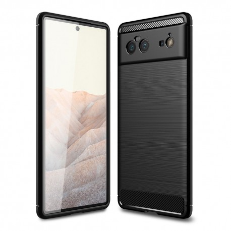Google Pixel 6 Pro St&ouml;tt&aring;ligt Skal SlimCarbon-Google Pixel 6 Pro-Shockproof.se
