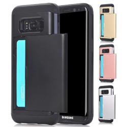 Samsung J5 2016 Stöttåligt Skal Kortfack StreetWise