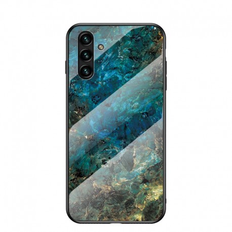 Samsung A13 5G / A04s Marmorskal 9H H&auml;rdat Glas Baksida Glassback V2-Samsung A13 5G-Shockproof.se