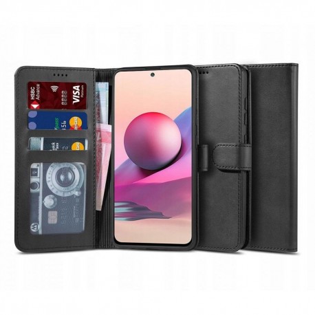 Xiaomi Redmi Note 10 Pro 5G Pl&aring;nboksfodral PU-L&auml;der 4-FACK-Xiaomi Redmi Note 10 Pro 5G-Shockproof.se