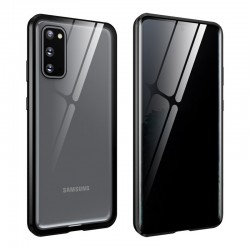 Samsung S21 Plus Privacy Heltäckande Premium Skal Glassback V4