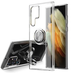 Samsung Galaxy S22 Ultra Stöttåligt Skal med Ringhållare Fresh®
