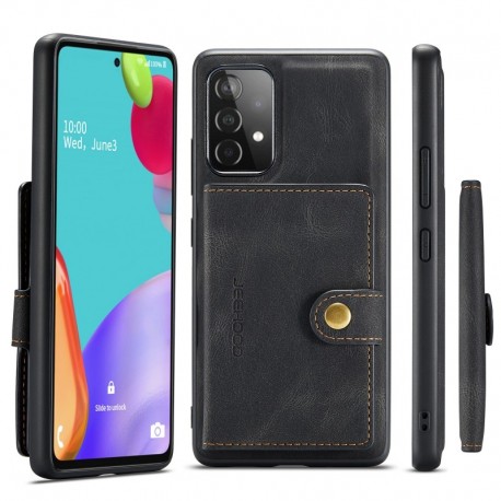 Samsung A33 5G St&ouml;tt&aring;ligt Skal med Magnetisk Korth&aring;llare JeeHood-Samsung A33 5G-Shockproof.se