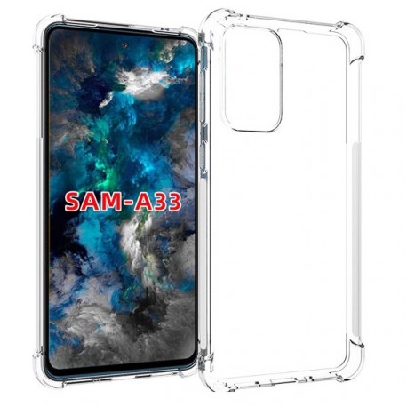 Samsung A33 5G St&ouml;tt&aring;ligt Skal med F&ouml;rst&auml;rkta H&ouml;rn-Samsung A33 5G-Shockproof.se