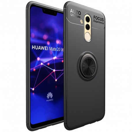 Mate 10 Lite Praktisk St&ouml;tt&aring;ligt Skal med Ringh&aring;llare V3-Mate 10 Lite-Shockproof.se