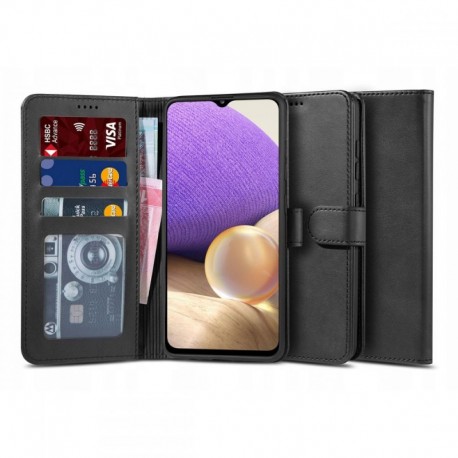 Samsung A73 5G Pl&aring;nboksfodral PU-L&auml;der 4-FACK-Samsung A73 5G-Shockproof.se